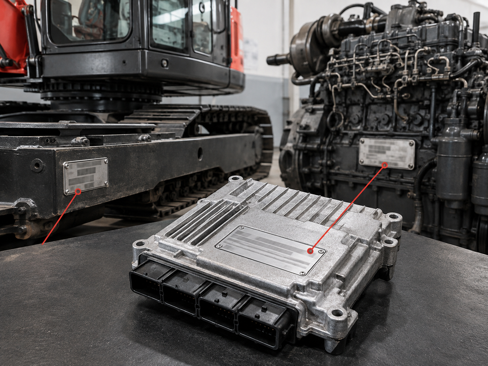 ECU Part Number, Machine PIN and Engine Serial Number Explained