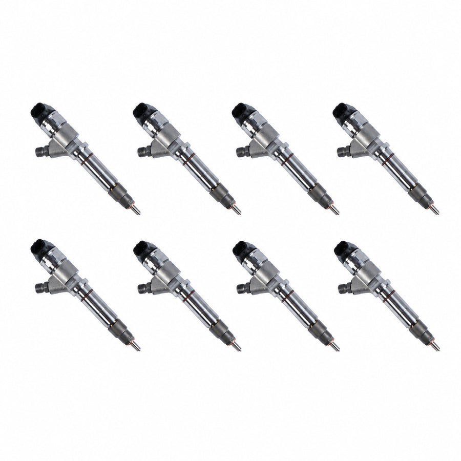 8PCS Fuel Injector Set 0445120082 98002368 for Selected Chevy GMC Duramax Applications