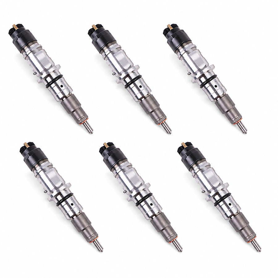 6PCS Fuel Injector Set 5254261 0445120177 for Selected Cummins ISB QSB 6.7L EPA13