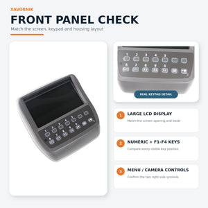 4684077 Excavator Monitor Display Panel