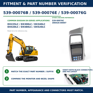 539-00076 Excavator Monitor