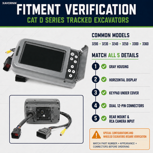 386-3457 327-7482 450-0714 Excavator Monitor for CAT Caterpillar 312D 319D 320D 330D product image 4