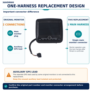 21Q6-33400 Excavator Monitor