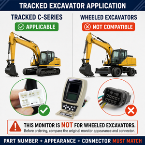 XAVORNIK 157-3198 260-2160 Monitor for CAT 312C 315C 318C 319C 320C 321C 322C 325C 330C Excavator product image 4