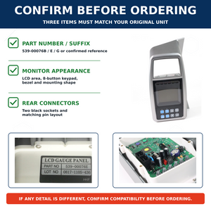 539-00076 Excavator Monitor