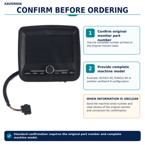 21Q6-33400 Excavator Monitor