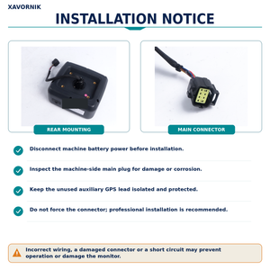 21Q6-33400 Excavator Monitor