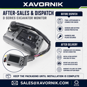 XAVORNIK 20R-9083 244-1716 260-2193 Monitor for CAT Caterpillar 323D 324D 325D 330D product image 8