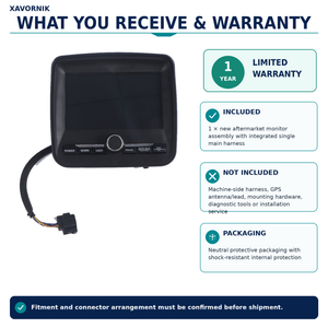 21Q6-33400 Excavator Monitor