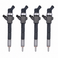 4 Pack Fuel Injectors 0445110307 6271-11-3100 for Komatsu PC70-8 PC78-8 PC88MR-8 QSB3.3