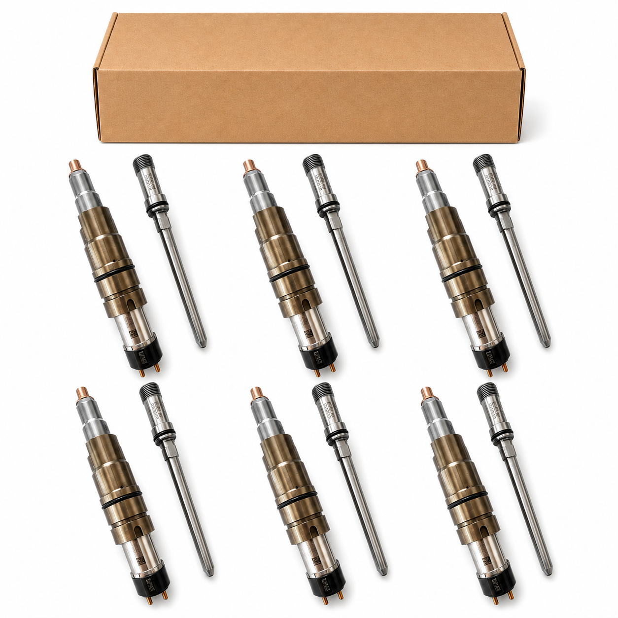 6PCS Fuel Injector and Tube Set 2872405 5579417 for Cummins ISX15 QSX15 product image 1