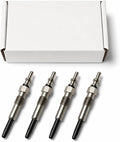 4 Pcs DRX00059 Glow Plugs for 1997-2004 VW 1.9L TDI Diesel Engine, 11V M10x1, Aftermarket Replacement