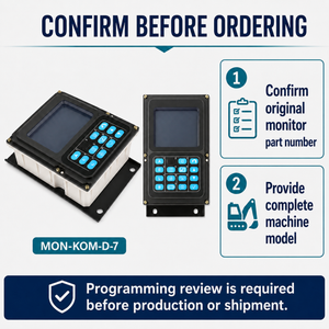 7835-12-1001 Programmed Excavator Monitor