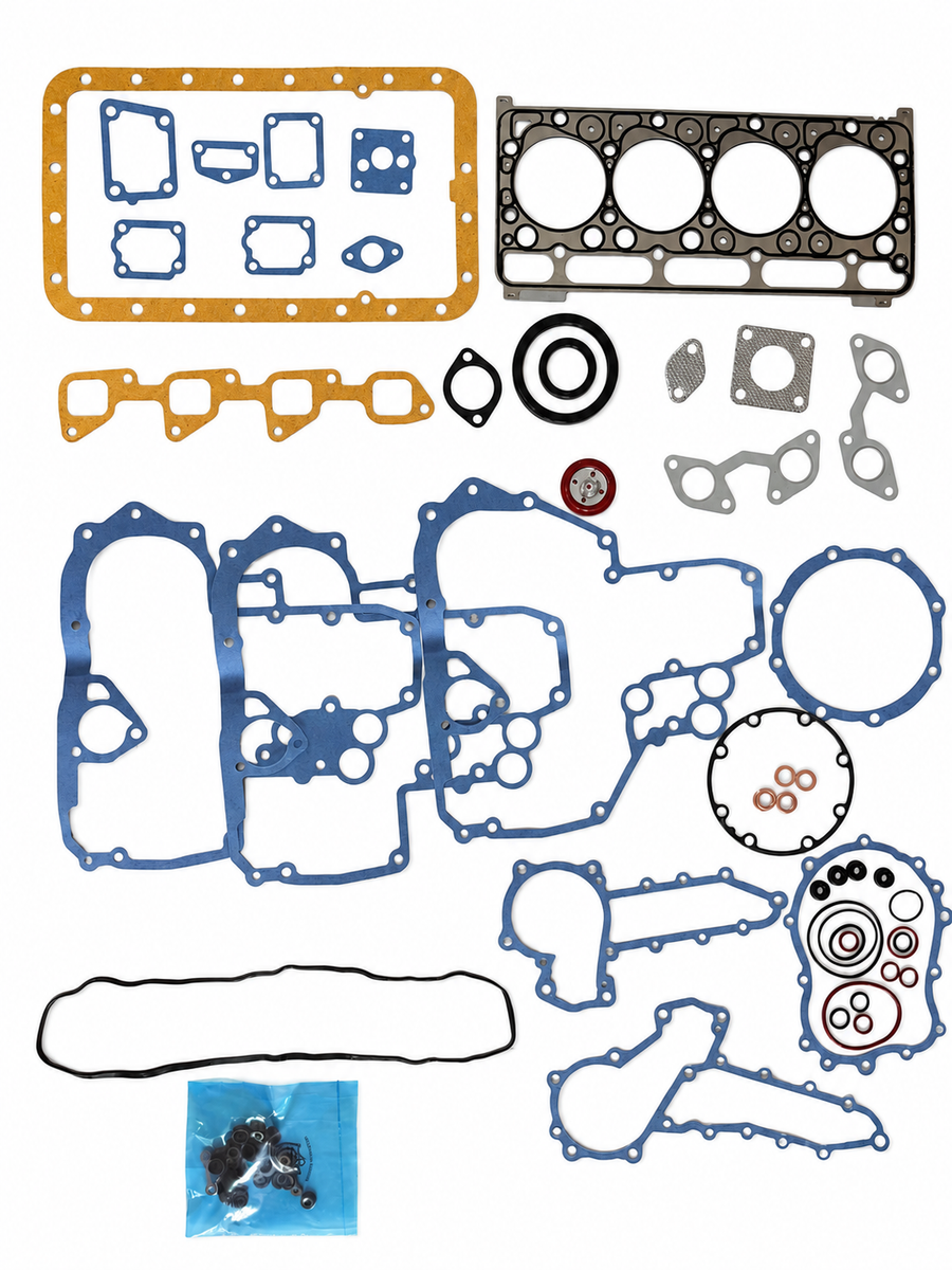 XAVORNIK Engine Gasket Kit 16661-99062 07916-29505 1G788-99350 for Kubota V2203 V2403 with 3-Layer Stainless Steel Head