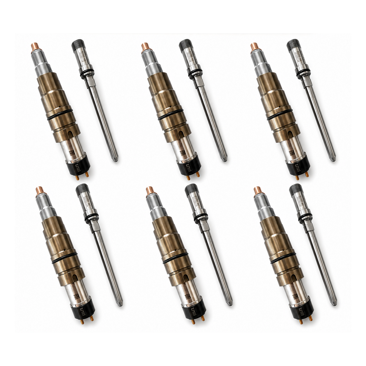 6PCS Fuel Injector and Tube Set 2872405 5579417 for Cummins ISX15 QSX15