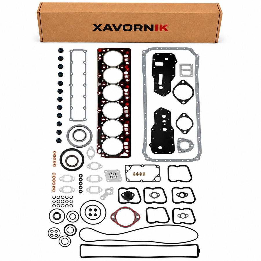 Overhaul Gasket Kit for Cummins 6B 6BT 6BTA S6D102 5.9L 12-Valve Diesel Engine, Full Gasket Set