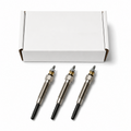 3 Pcs 12V Glow Plugs for Mitsubishi S3L S4L S4L2 Diesel Engine, Replaces 32A66-03100 32A66-03101 32A66-03102